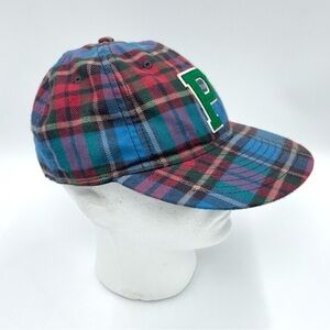Polo Ralph Lauren Plaid Twill Madras “P” Patch Hat Cap